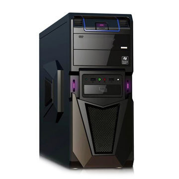 Desktop Computer Case, Made of 0.5mm SECC, New Front Panel Design, Case Measures 410 x 180 x 410mm