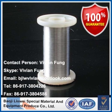 high quality nickel wire np2 0.025mm from baoji liuwei