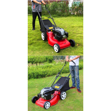 Gasoline lawnmower steel deck grass cutter garden tools