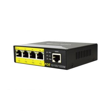 Gigabit 4 Ports สวิตช์ POE Ethernet