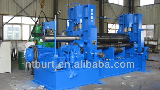 W11S hydraulic metal sheet plate rolling machine