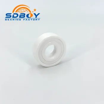 Angular Ball Bearing for Skate Equipment and Dental Tools: E13 Si3n4 608 R20-2RS Outer Spherical Ceramic Bearing