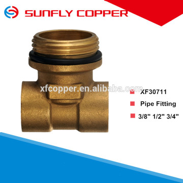 Brass pipe to fittings