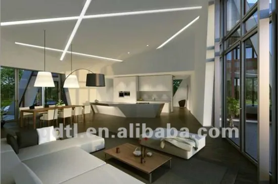 modern but cheap steel structure prefab villa