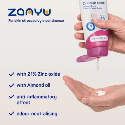 Private Label Skin Zinc Oxide Cream - 200ml Effective Skin Protection & Healing for Incontinence Care