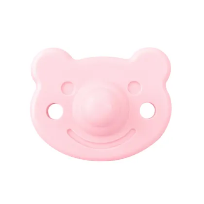 Cute bear shaped soft silicone baby pacifier