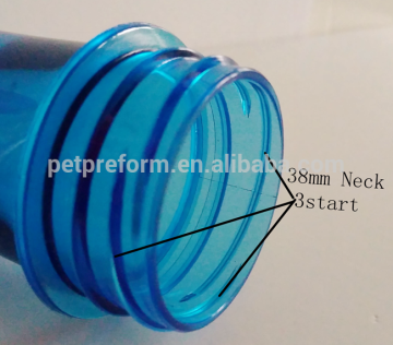 28mm 38mm PET Bottle Preform, 20g 30g PET Preform for Plastic Water Bottle with Cap