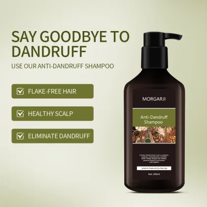 Organic Natural Anti-Dandruff Herbal Shampoo for Men and Women