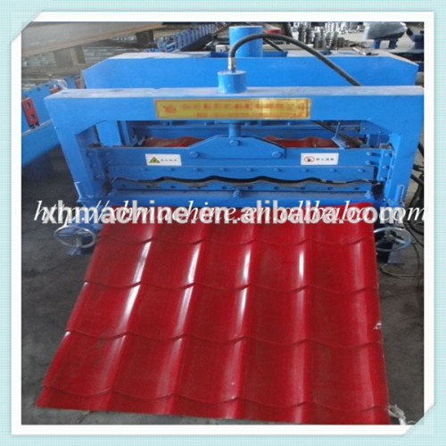 1100 Customized Galvanized Color Steel Glazed Tile Roofing Sheet Roll Forming Machine