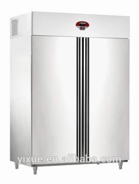 2door stainless steel commercial refrigerator with Embraco Aspera compressor OEM factory