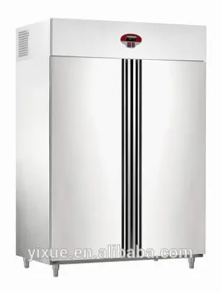2door stainless steel commercial refrigerator with Embraco Aspera compressor OEM factory