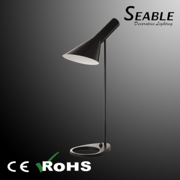 Black table lamp, E27 table reading lights