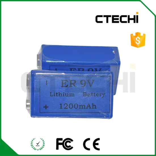 10.8v battery prismatic size ER9V LiSOCl2 type 1200mAh