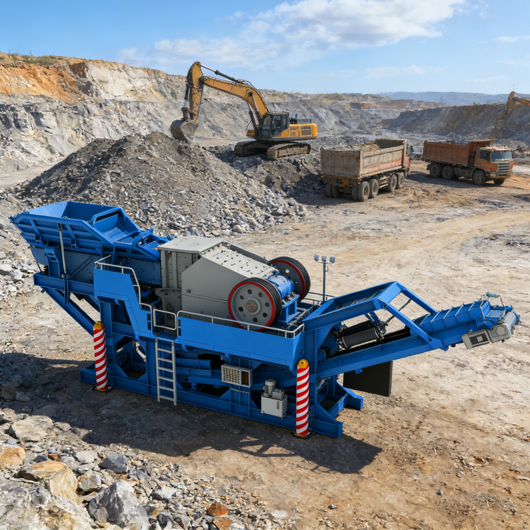 Mobile Jaw Crushing Station