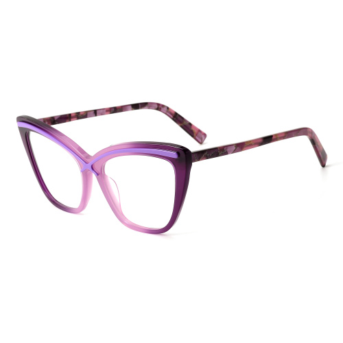 Colorblocking Lamination Acetate Glasses