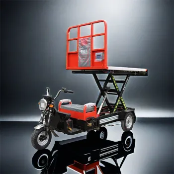 Adult 3 Wheel Electric Cargo Rickshaw Electric Car Lifting Machine