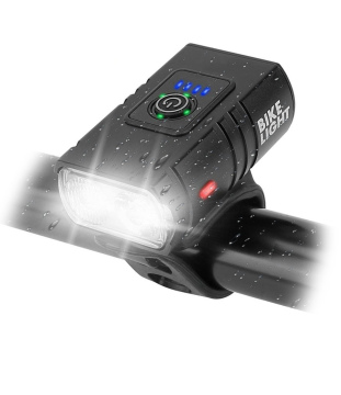 360 Degree Rotation Waterproof USB Rechargeable LED Bike Light Set