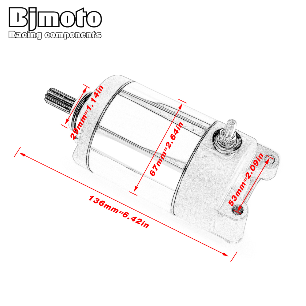 Starter Electrical Engine Starter Motor For Honda XR125 XR125L 2003-2008 CG125ES 2004-2008 CRF230F 2003-2009 CG125M 2001 SL230