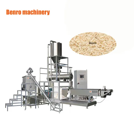 Nutritional Rice Process Line: Automatic Artificial Rice Making Machine with Broken Rice Production Line