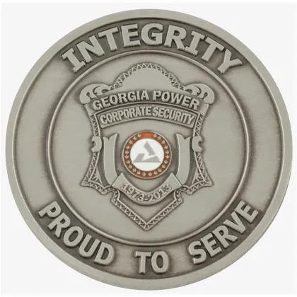 Vintage Embossed Challenge Coin
