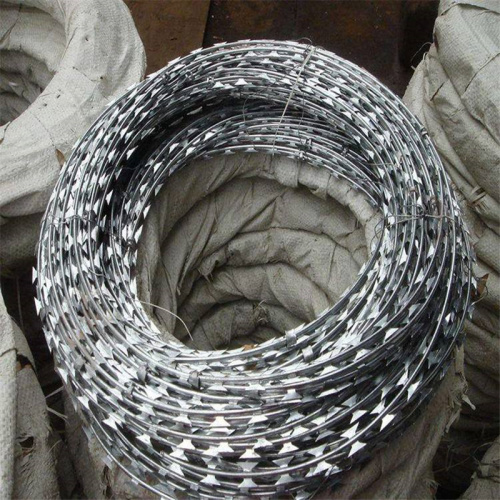 galvanized concertina razor barbed wire