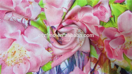 Floral Print Dressmaking Indian Rayon Fabric Sewing Material By The Yard