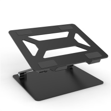 Soporte de aluminio para computadora portátil, ergonómico ajustable