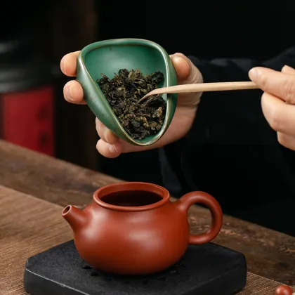 Ceramic Coffee Bean Container with Scoop for Tea and Coffee