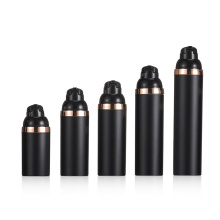 Black Airless Vacuum Pump Bottle 30ml 50ml 60ml
