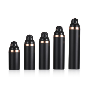 Black Airless Vacuum Pump Bottle 30ml 50ml 60ml