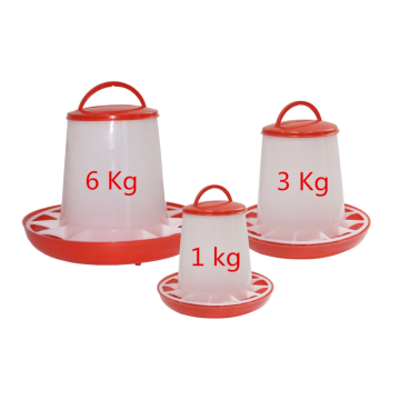 Hot Sales Poultry Feeding Equipment: Broiler Water Drinker and Feeder 1.5kg-9kg Plastic Chicken Feeder