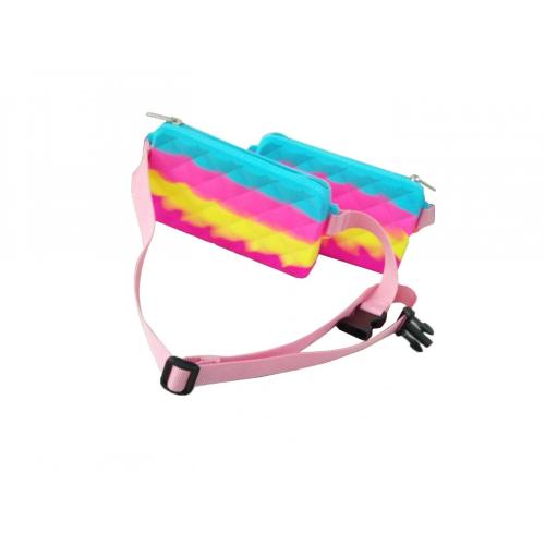 Waterproof Silicone Purse Bags Silicone New Product Design Silicone Belt Bag Supplier