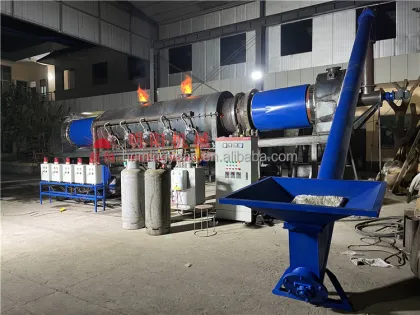 Olive Palm Oil Pomace Charcoal Making Machine - Continuous Carbonization Furnace for Agro Waste Biochar Production