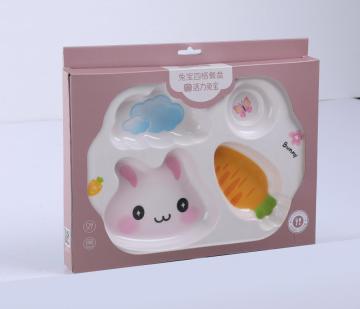 food grade devided toddler kids section plate