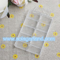 6*11*1.4 CM Clear Plastic Jewelry Box Storage