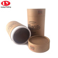 Round Kraft Paper Tea Present Box Cylindrical