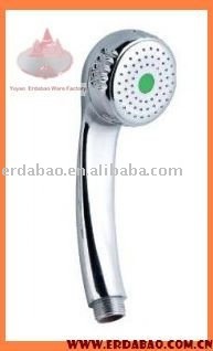 led plastic hand shower white