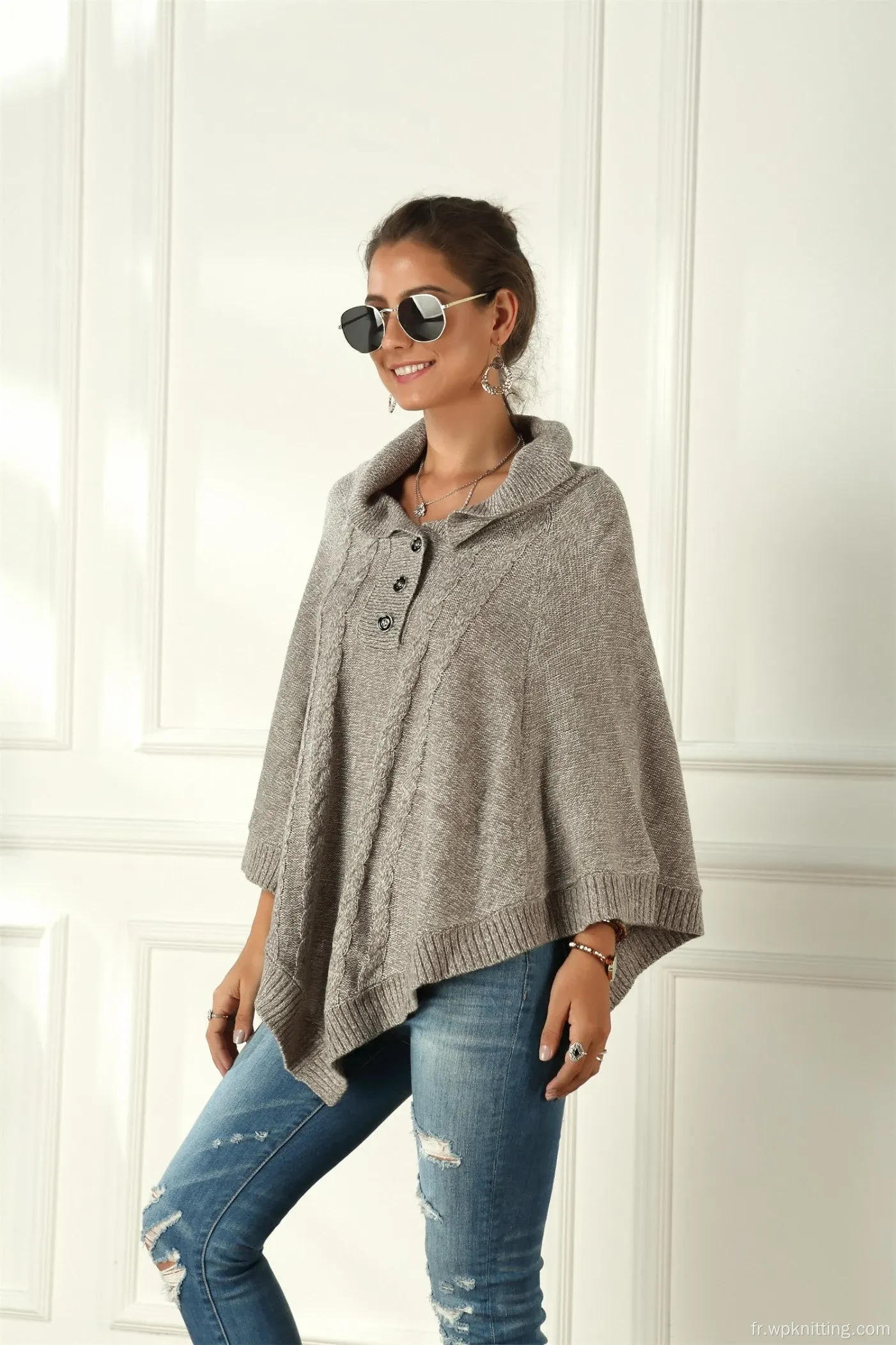 manteau de pull en tricot