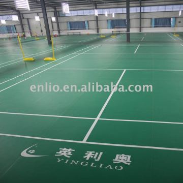 Piso de badminton de PVC para uso profissional