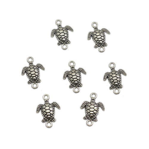 Legierung Schildkröte Anhänger Künstliche Meerestier Charms DIY Art Decor Halskette Schmuck Handgemachtes Ornament