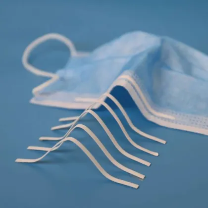 Disposable facemask nose wire