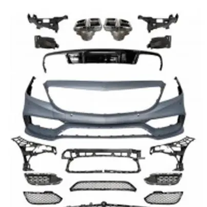 Mercedes-Benz CLS300/350 & 63 AMG Front and Rear Bumper, Large Lip Spoiler Modifications: W218, W257 Models