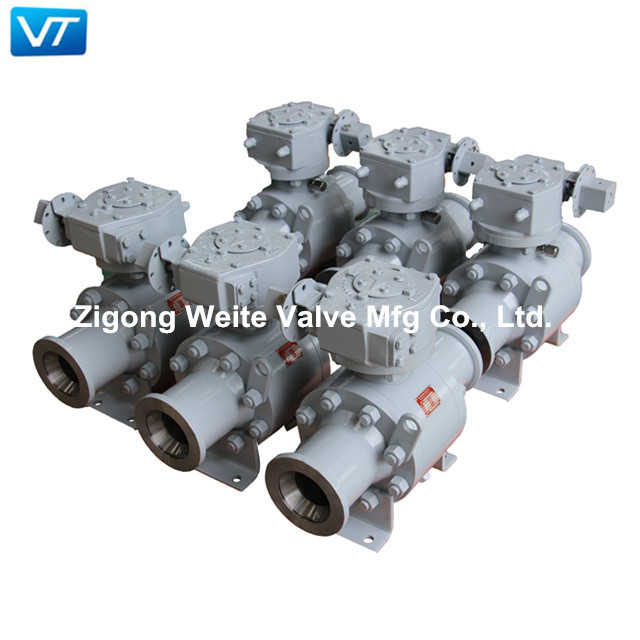 4x3 inch fully welded ball valves