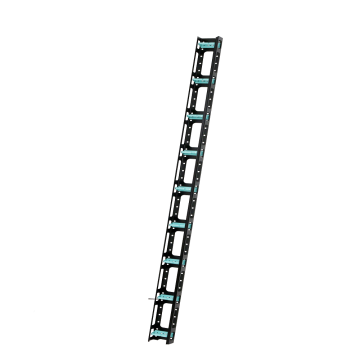 1U Vertical Metal Cable Management for MS Series Cabinet