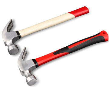 Stubby Carbon Steel Mini Claw Hammer with Wooden Handle