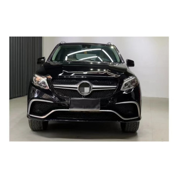 GLE63 AMG MODEL CAR BODY KIT für Mercedes -Benz ML (W166) - Vordere Stoßstange, Kühlergrill, Scheinwerfer, Kapuze, hintere Stoßstange -Upgrade