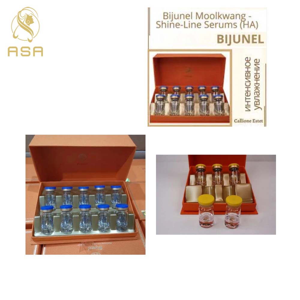 Soros bijunel moolkwang shine -line (ha) -10 frasco x 3ml solução de ácido hialurônico