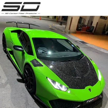 Forged Carbon Fiber Engine Hoods for Lamborghini Huracan LP580 LP610