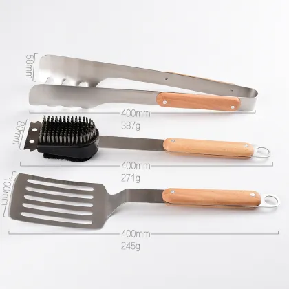 bbq 3pcs tools for outdoor bbq grill