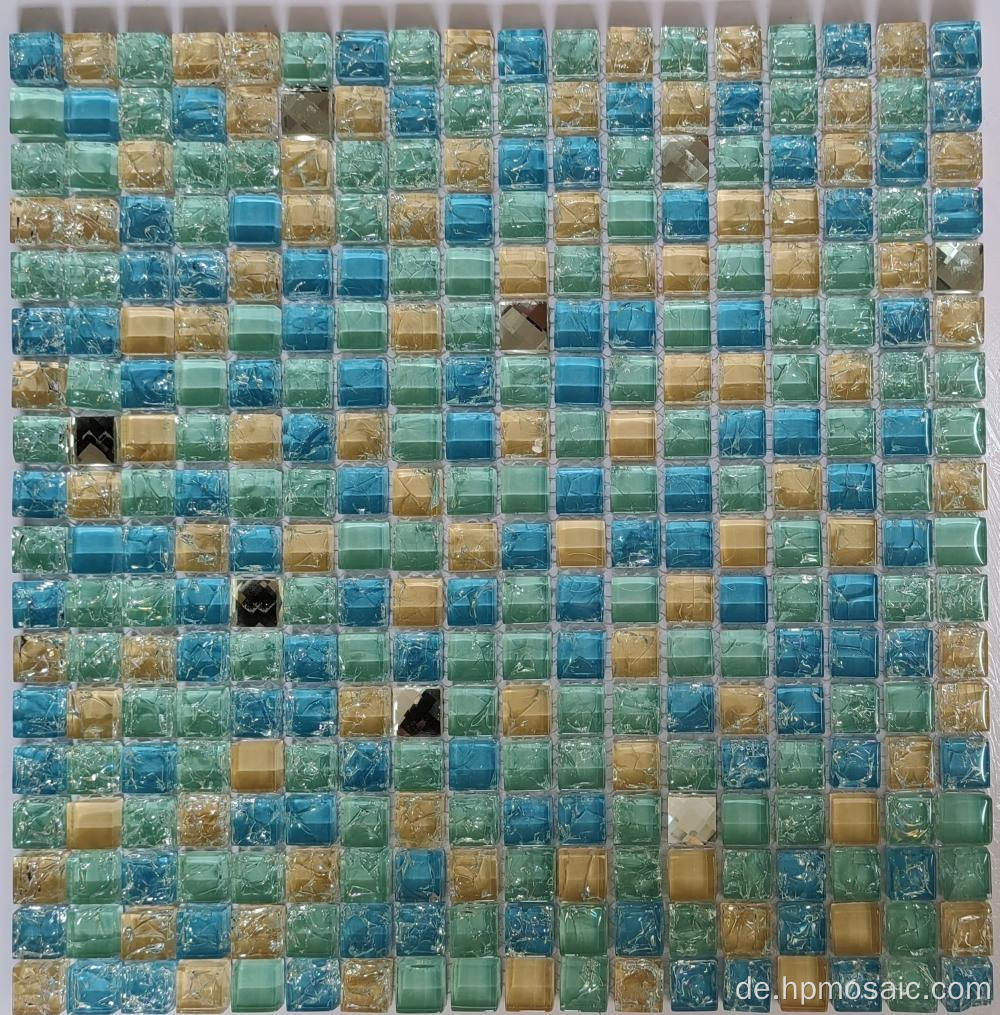 15x15 mm Eiscrackglas Mosaikfliesen